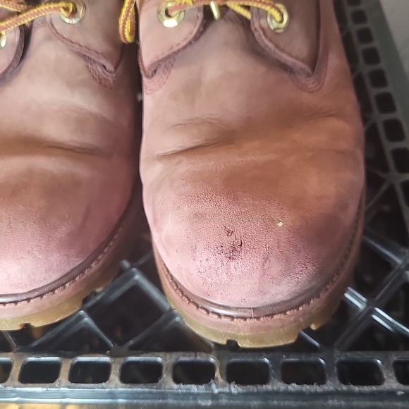 Timberland Boots  Red  Men Size 8.5 - Picture 6 of 16